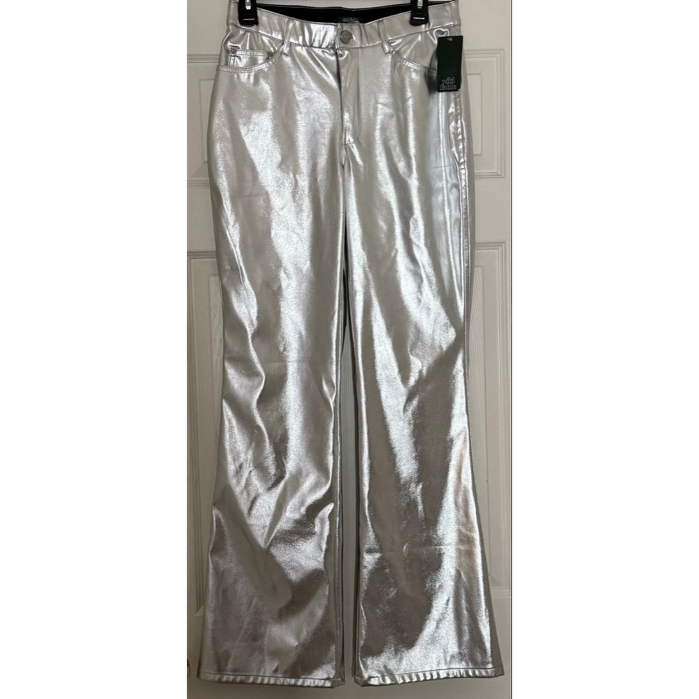 Women's Wild Fable Silver Flare & Wide Leg Pants Size 8